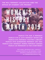 Women's History Month 2019 Event Flyer